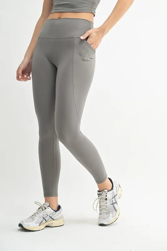 Her Femme Fit Cloud Sculpt High-Rise Leggings in Pewter, alternate view