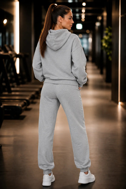 Her Femme Fit Ready Images 9165590626456 03 long sleeve hoodie grey set back pose