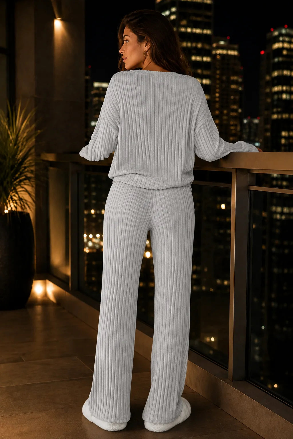 Her Femme Fit Ready Images 9165488849048 04 v neck ribbed cloudy backside